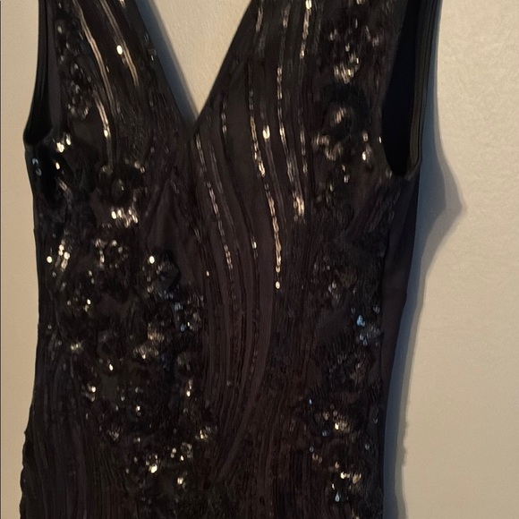 Molly Bracken Black Sequin Sleeveless Cocktail Dress - Picture 3 of 13